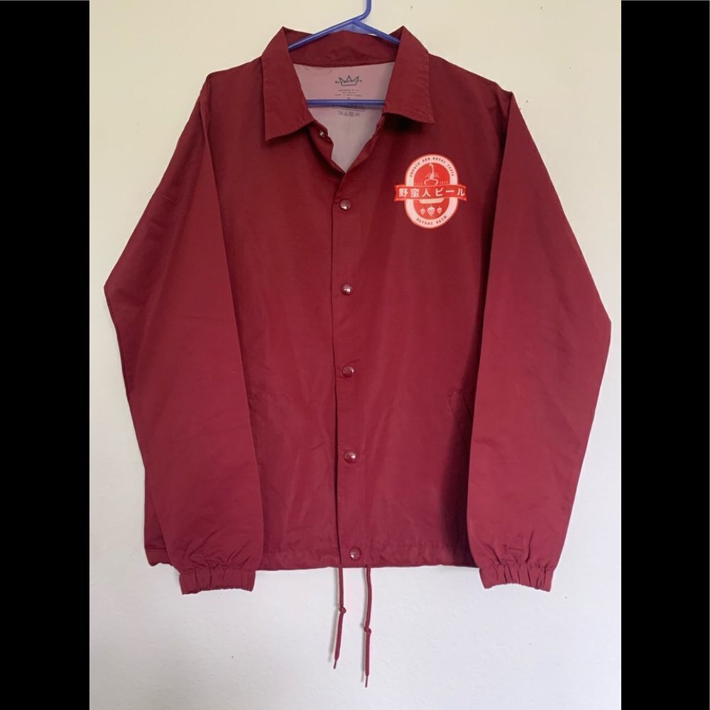 NWOT Blue Crown Asian Beer Jacket